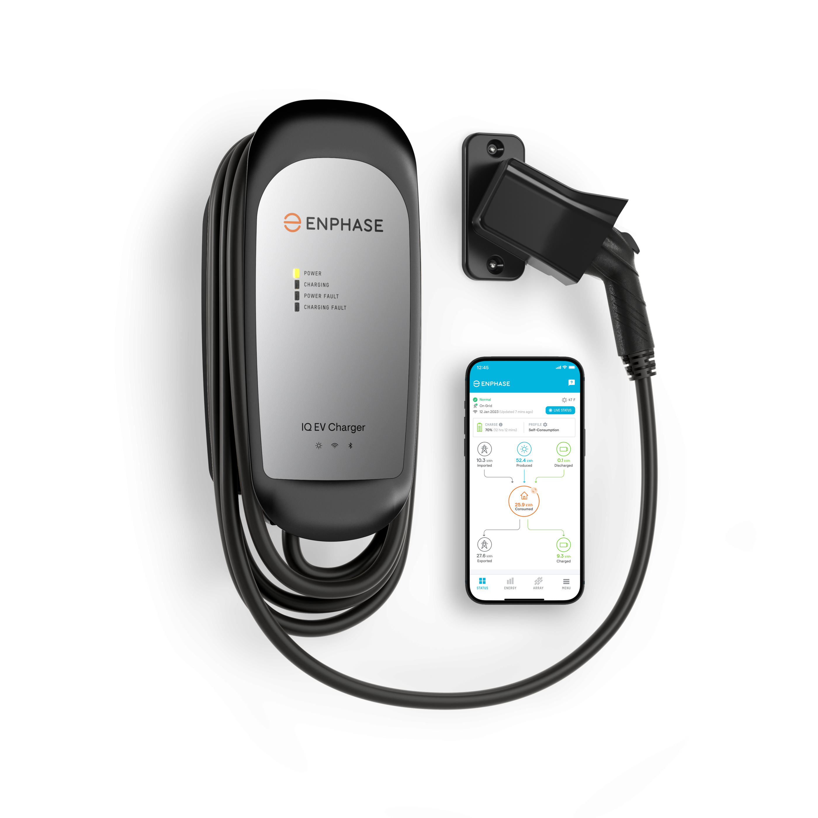 Enphase IQ EV Charger (IO-EVSE-NA-1040)